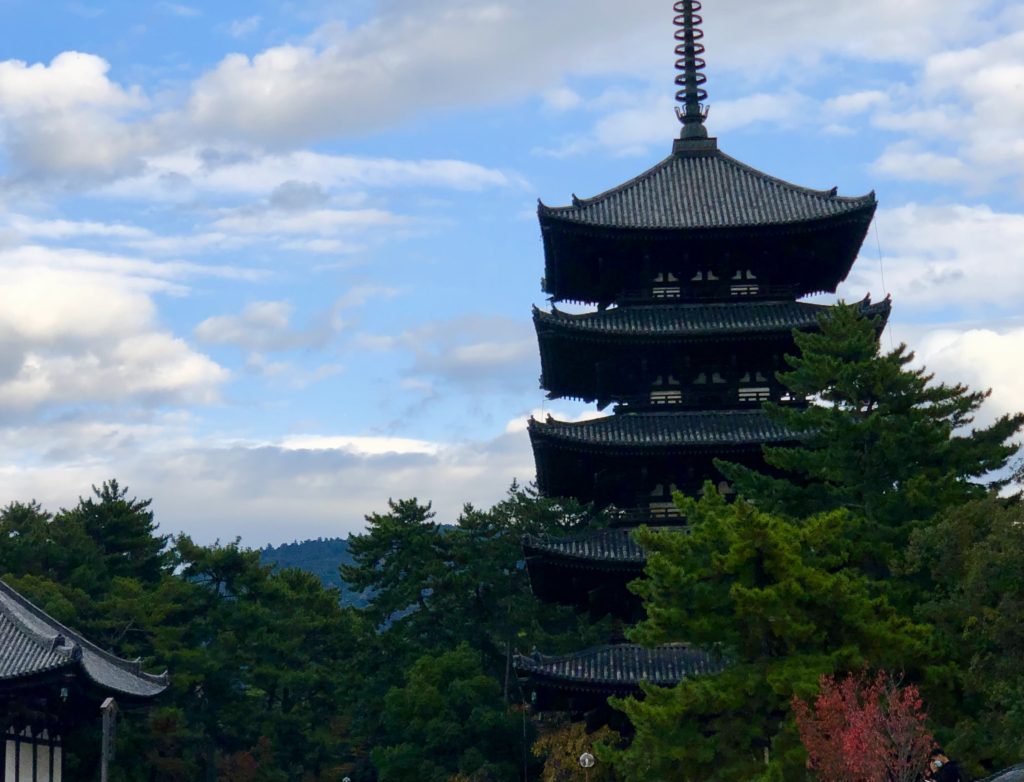 奈良公園　五重塔