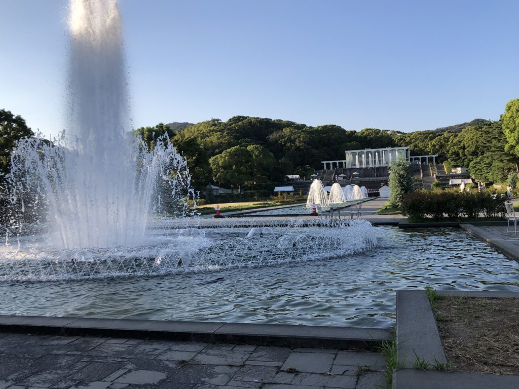 須磨離宮公園の噴水