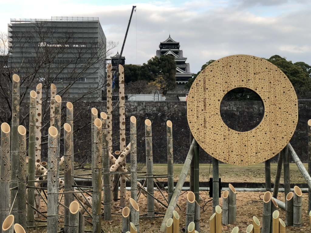 大天守と小天守が並び建つ熊本城