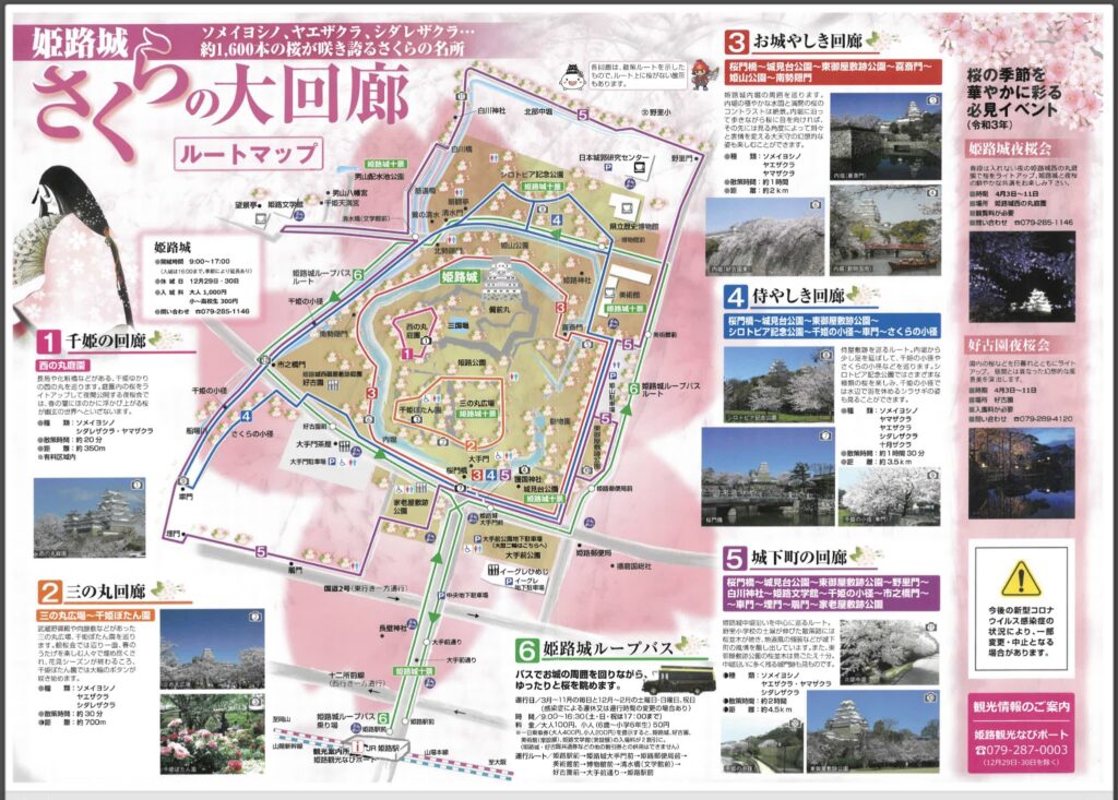 関西の桜！大阪城＆姫路城の春絶景と、天空の楽園、奈良・高見の郷の絶景桜